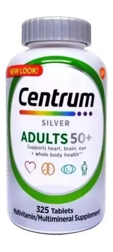 Centrum Silver Men 50+ Cáps Original Importado Usa 325