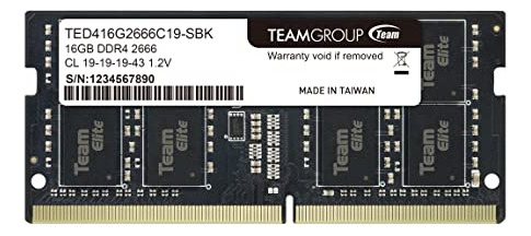 Memoria Ram Laptop 16gb Ddr4 2666mhz Sodimm - Teamgroup