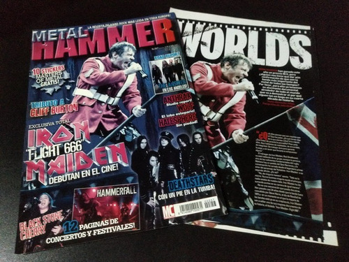 Iron Maiden * Tapa Y Nota Revista Metal Hammer 257 * 2009