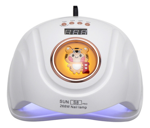 Cabine Estufa Sun S8 Pro Led Uv 268w Unha Gel 57 Leds Bivolt