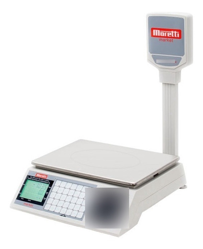 Balanza Comercial Digital Moretti Market 30kg Con Mástil