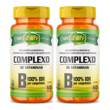 Kit C/2 Complexo B - B1 B2 B3 B5 B6 B12 Biotina-comp Unilife