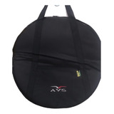 Bag Para Pratos De Bateria Ate 22 Super Luxo Avs Preto 