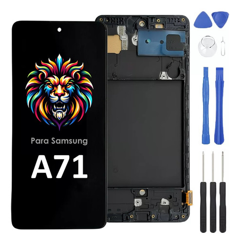 Pantalla Touch Incell Con Marco Para Samsung A71 Sm-a715