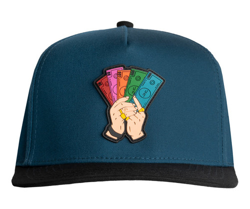 Gorra Jc Hats Never Look Back Blue Original Snapback