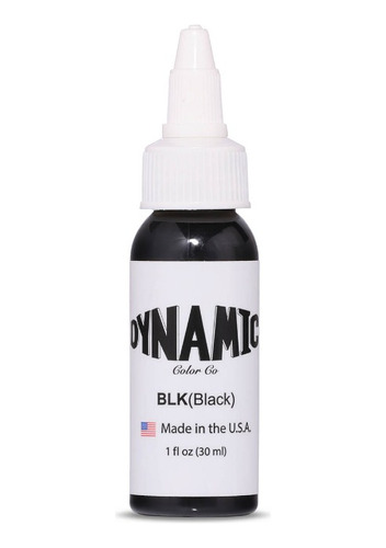 Kit Tinta Para Tatuar Dynamic Black White Negro Blanco 1 Oz 