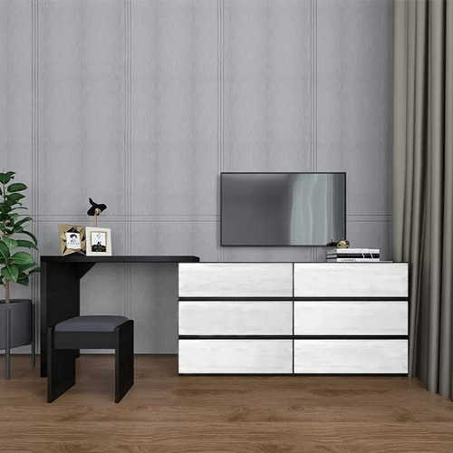   Comoda  Con Escritorio Moderno Habitación Fábrica Com-503