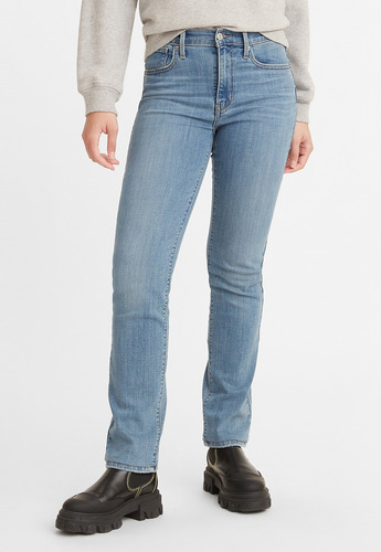 Jeans Mujer 724 High-rise Straight Azul Levis 18883-0159