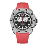 Nautica N24517g Nvl100 - Reloj De Resina Roja Para Hombre