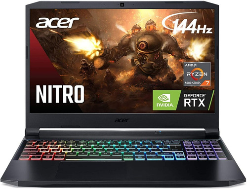 Acer Nitro 5 Portátil Gamer Ryzen 7 Rtx 3060 16gb 512gb