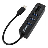 Lector De Memoria Para Celular.  Tipo C- 3 Puertos Usb, 