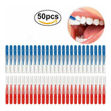 Paquete De 50 Barras De Hilo Dental Para Higiene Bucal Yc