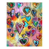 Bordado Pintura En Diamante  Diamond Painting - Corazones