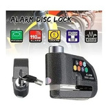 Candado Freno De Disco Con Alarma Para Moto O Bicicleta Inox