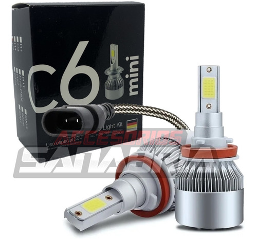 Cree Led Kit C6 Mini 20000 Lumen Sin Cooler H1 H7 H11 H16 H4