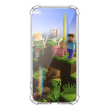 Carcasa Sticker Minecraft D4 Para Todos Los Modelos Motorola