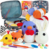 Crochet Kit For Beginners Kids Adults - Cute Penguin, C...