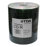 Cd-r Virgen Tdk Estampado 700mb 80min 52x Bulk X 100 Unid.