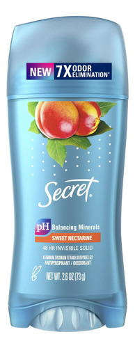Desodorante Secret Nectarine 48hr Invisible Solid 73g Eua