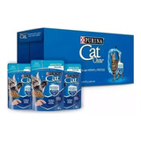 48 Sobres Cat Chow De 85g C/u Sabor Pescado