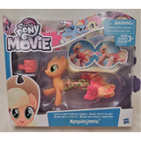 My Little Pony Set Applejack Articulado Modelo Con Vestido!!