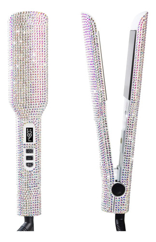 Plancha Cabello Profesional Premium Diamantes Nano Titanium