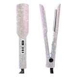 Plancha Cabello Profesional Premium Diamantes Nano Titanium