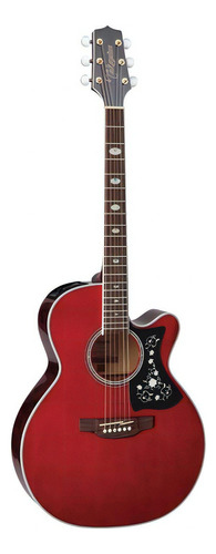 Guitarra Takamine Gn75ce Wr & Tk40d, Color Rojo Abeto Macizo, Guía Para La Mano Derecha