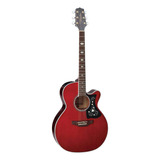 Guitarra Takamine Gn75ce Wr & Tk40d, Color Rojo Abeto Macizo, Guía Para La Mano Derecha