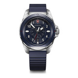 Reloj Victorinox Journey 1884 241975 E-watch Color De La Correa Azul Color Del Fondo Negro