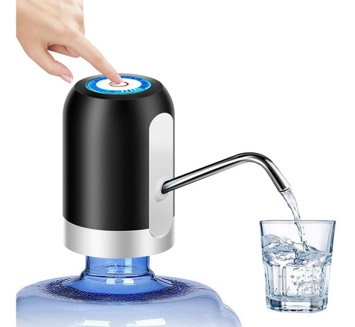 Dispenser Bomba Agua Automático Electronico Recargable Usb