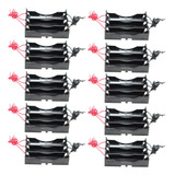 18650 Battery Holder With Leads10pcs 3 Slots X 3.7v Bla...