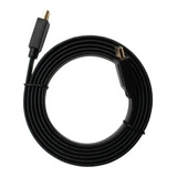 Cable Hdmi 15 Mts Plano Negro Televisor Ps4 Xbox 3d 1.4v