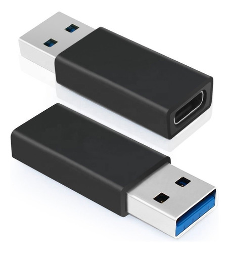 Adaptador Usb-c Hembra A Usb 3.0 Macho Otg Usb C Usb Color Negro