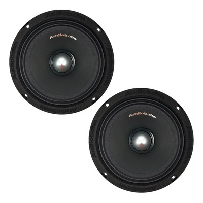 Bocinas Medio Rango De 8puLG Audiobahn Amr85 1,200w Color Negro | Envío gratis
