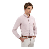 Camisa Formal Para Hombre De Bambú Skinny Fit Cuello Francés