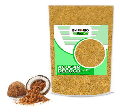 Açúcar De Coco Em Pó Puro Vegano Natural Alta Qualidade 5kg