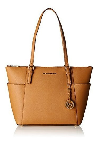 Cartera Original Michael Kors Grande Modelo Jet Set - Marron