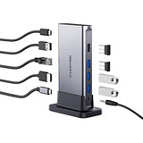 Base De Acoplamiento Usb C Lention Con Hdmi 4k@60hz, Usb