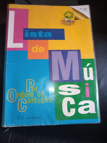 Caderno Musical Videoke Raf Memória, Hmp 1-2-3-usa-ita- Etc