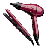 Combo Secador De Pelo 2000w + Planchita De Pelo 210° Revlon 