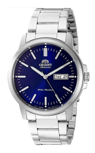 Reloj Orient Hombre Automatico Acero Azul 50mts Ra-aa0c02l