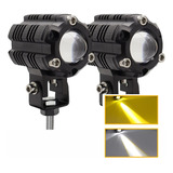 Par Exploradoras Led Largo Alcance 12.000 Lumens Moto Switch