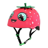 Casco De Bicicleta Raskullz Strawbaby, Niñas 3+ (48-52 Cm)