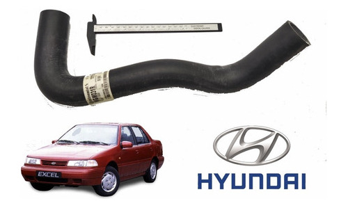 Manguera Inferior De Radiador Hyundai Excel Ls-gls Foto 4