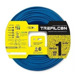 Cable Unipolar 1mm Trefilcon Celeste X 10mts