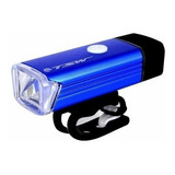 Farol Bike Bicicleta Led Recarregável Usb Tsw 180 Lumens Cor Azul