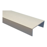 Tapacanto Aluminio Anodizado 18mm U X 3 Mts Mueble