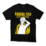 Playera Anime Manga Banana Fish Ash Lynx Logo Amarillo