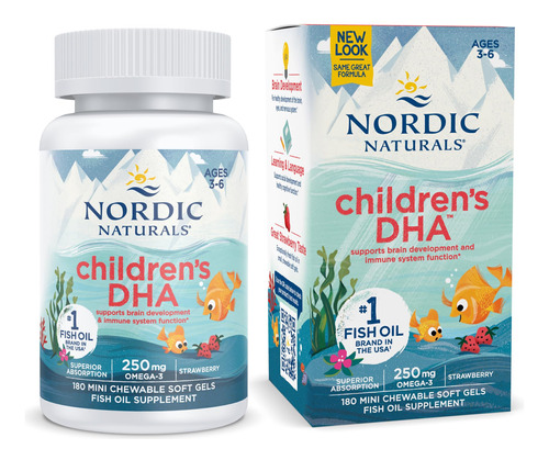 Suplemento Nordic Naturals Children's Dha Omega-3 De Bacalao